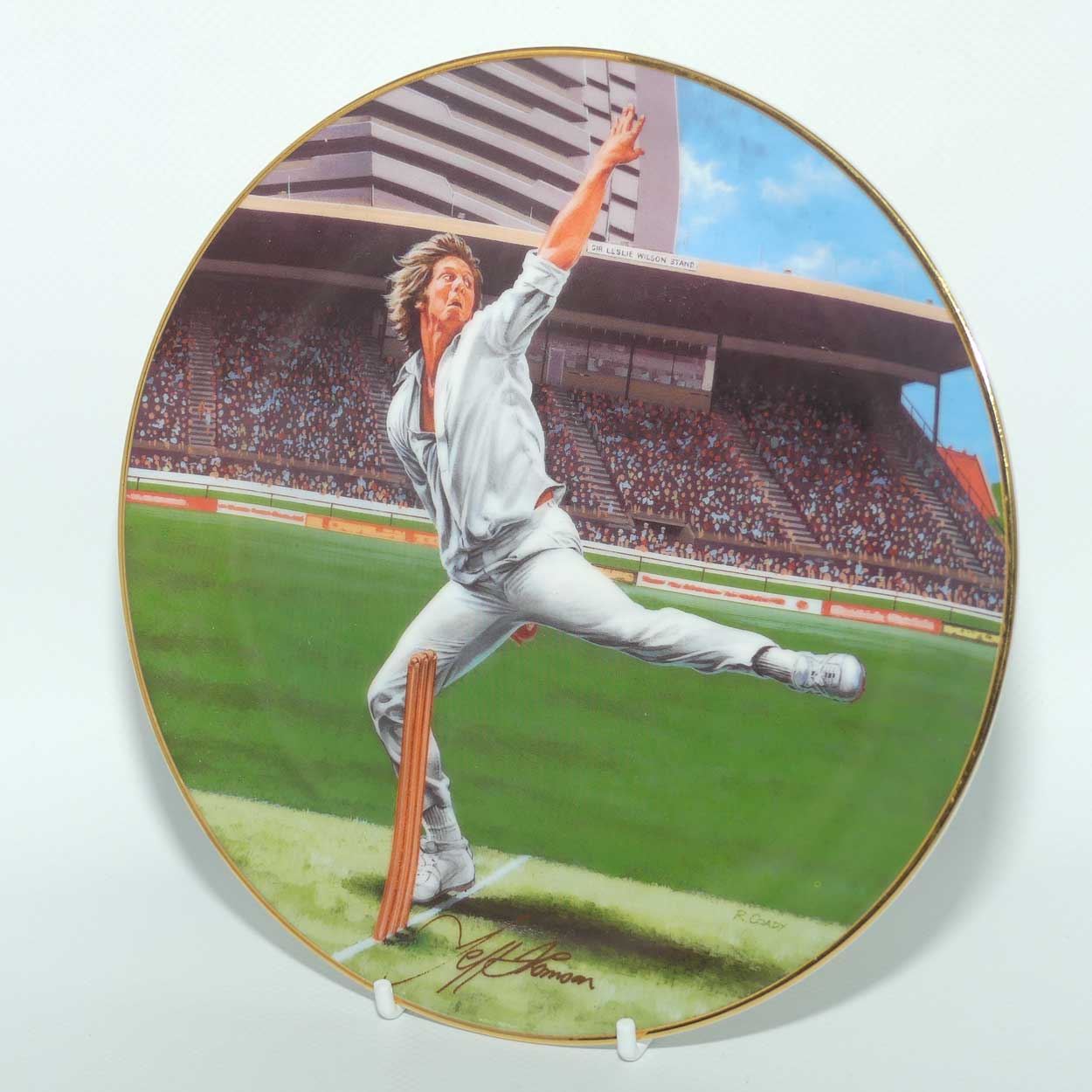 Cricket Memorabilia | Australian Cricketing Greats plate | #6 | Jeff Thomson