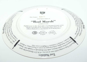 Cricket Memorabilia | Australian Cricketing Greats plate | #8 | Rod Marsh