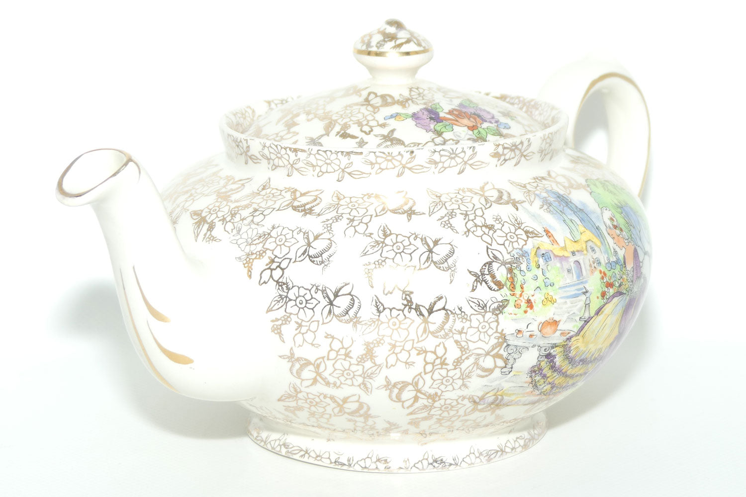 BCM Nelson Ware Pompadour | Crinoline Lady tea pot