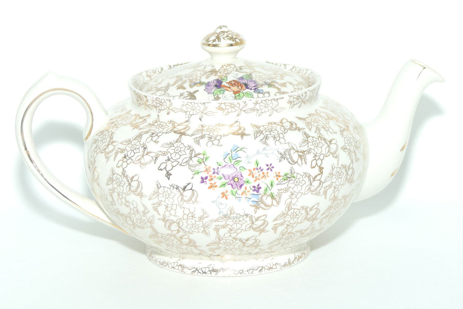 BCM Nelson Ware Pompadour | Crinoline Lady tea pot