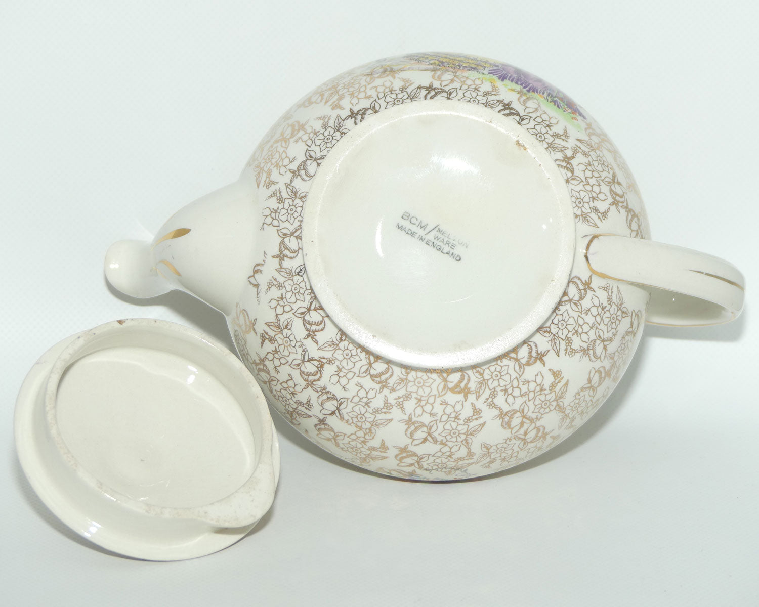 BCM Nelson Ware Pompadour | Crinoline Lady tea pot