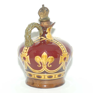 Royal Doulton Kingsware flask | George VI Coronation Crown 