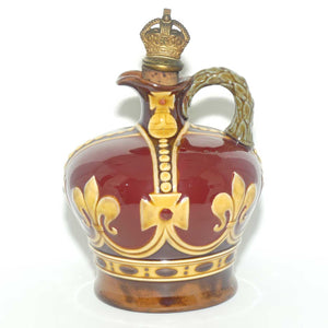 Royal Doulton Kingsware flask | George VI Coronation Crown 