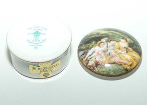 Crown Staffordshire Bone China Impressionist trinket box