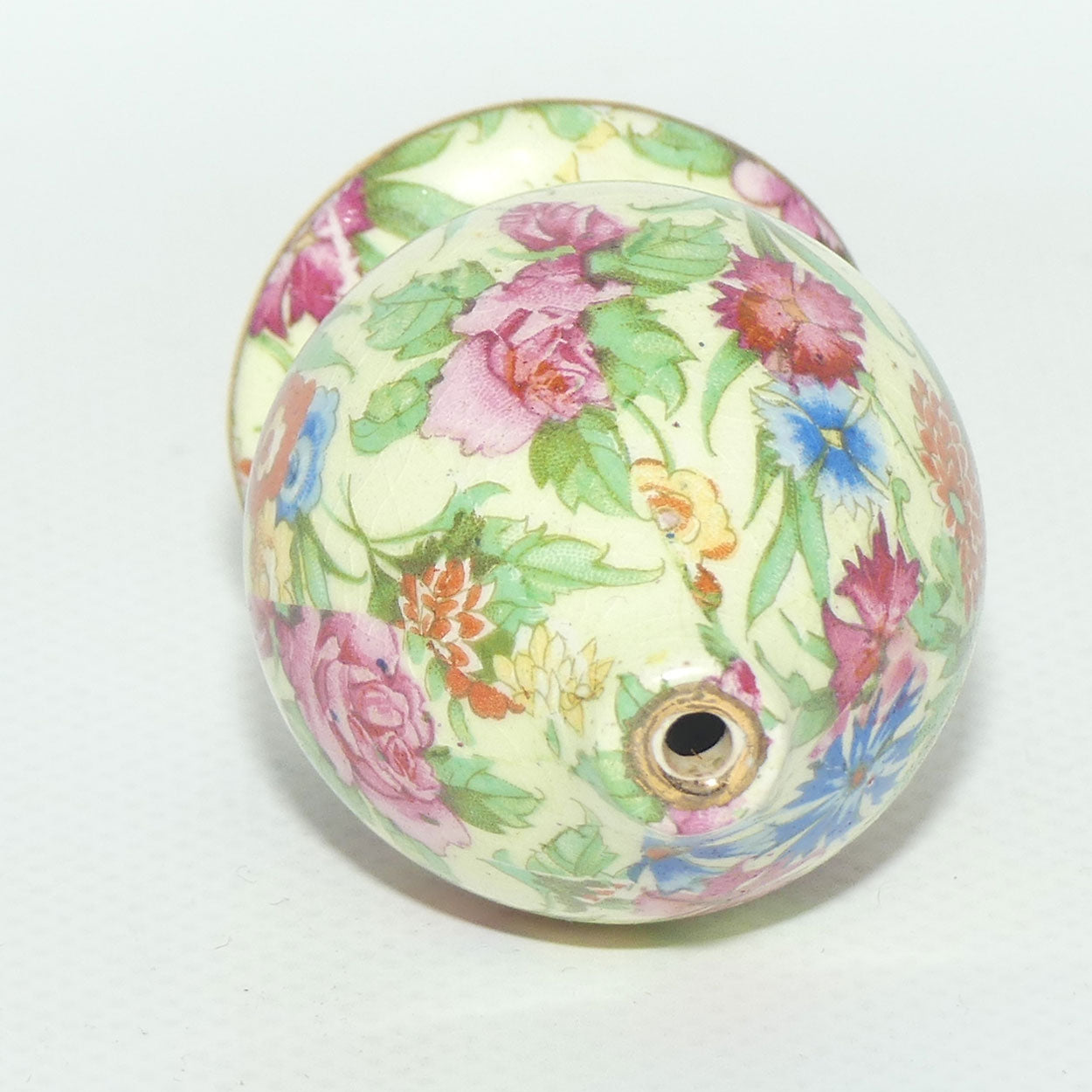 Royal Winton Kew Chintz cruet set on tray