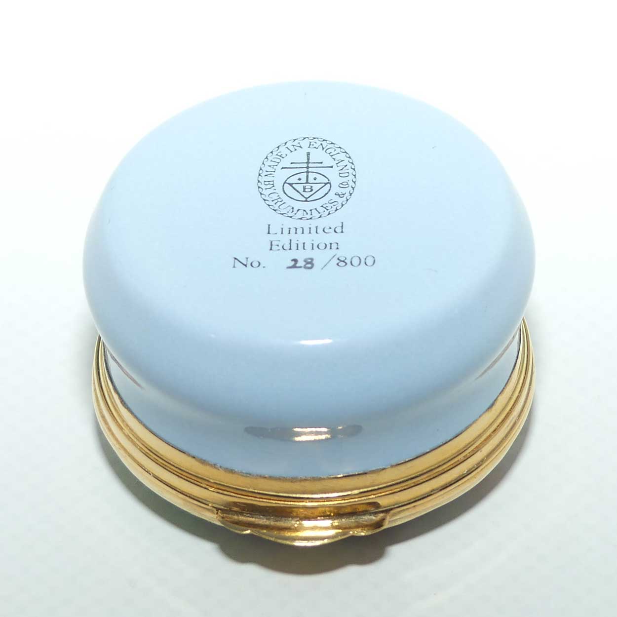 Crummles English Enamels trinket box | The Chelsea Box 1988 | Ltd Ed + Cert