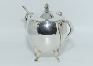 Crusader Plate EPNS A1 3 piece tea service | Mid Century Modernist design