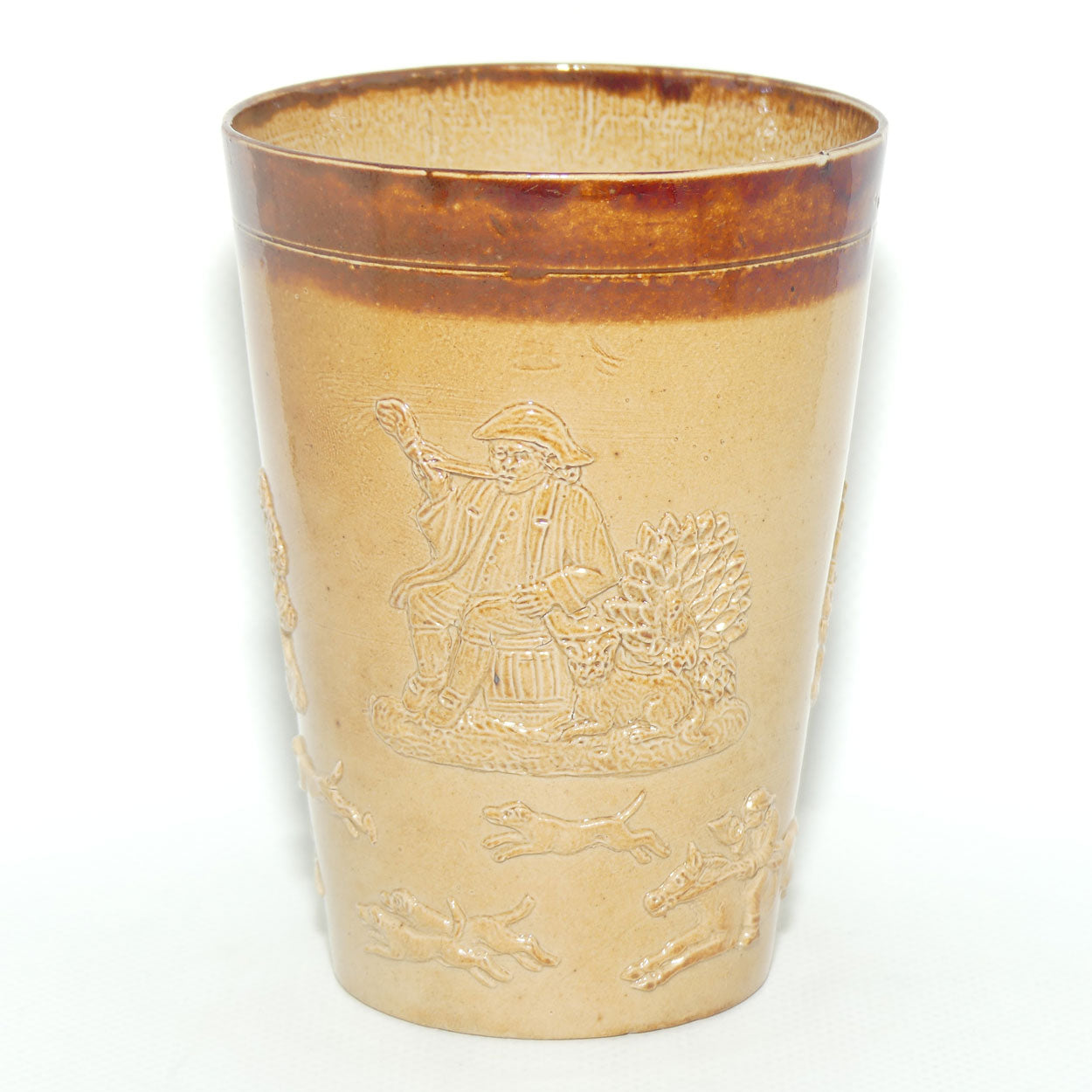Doulton Lambeth | Royal Doulton Harvest Hunting beaker | 11.5cm tall | #1