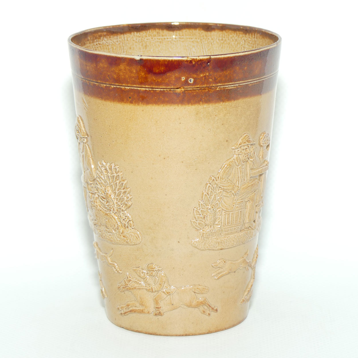 Doulton Lambeth | Royal Doulton Harvest Hunting beaker | 11.5cm tall | #1