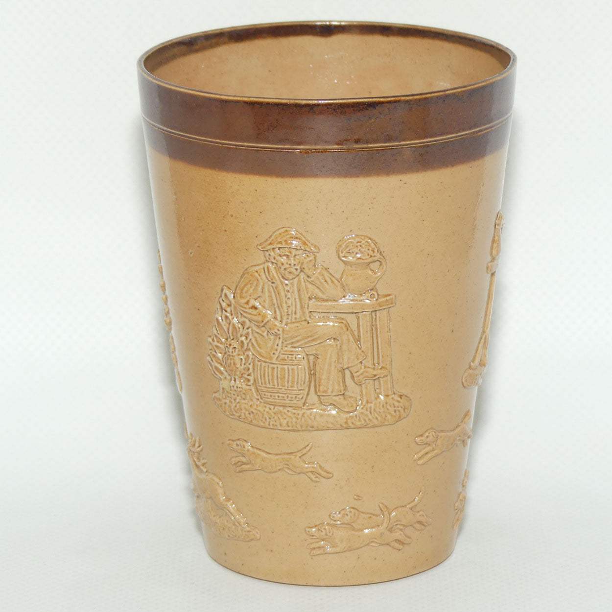 Doulton Lambeth | Royal Doulton Harvest Hunting beaker | 11.5cm tall | #2