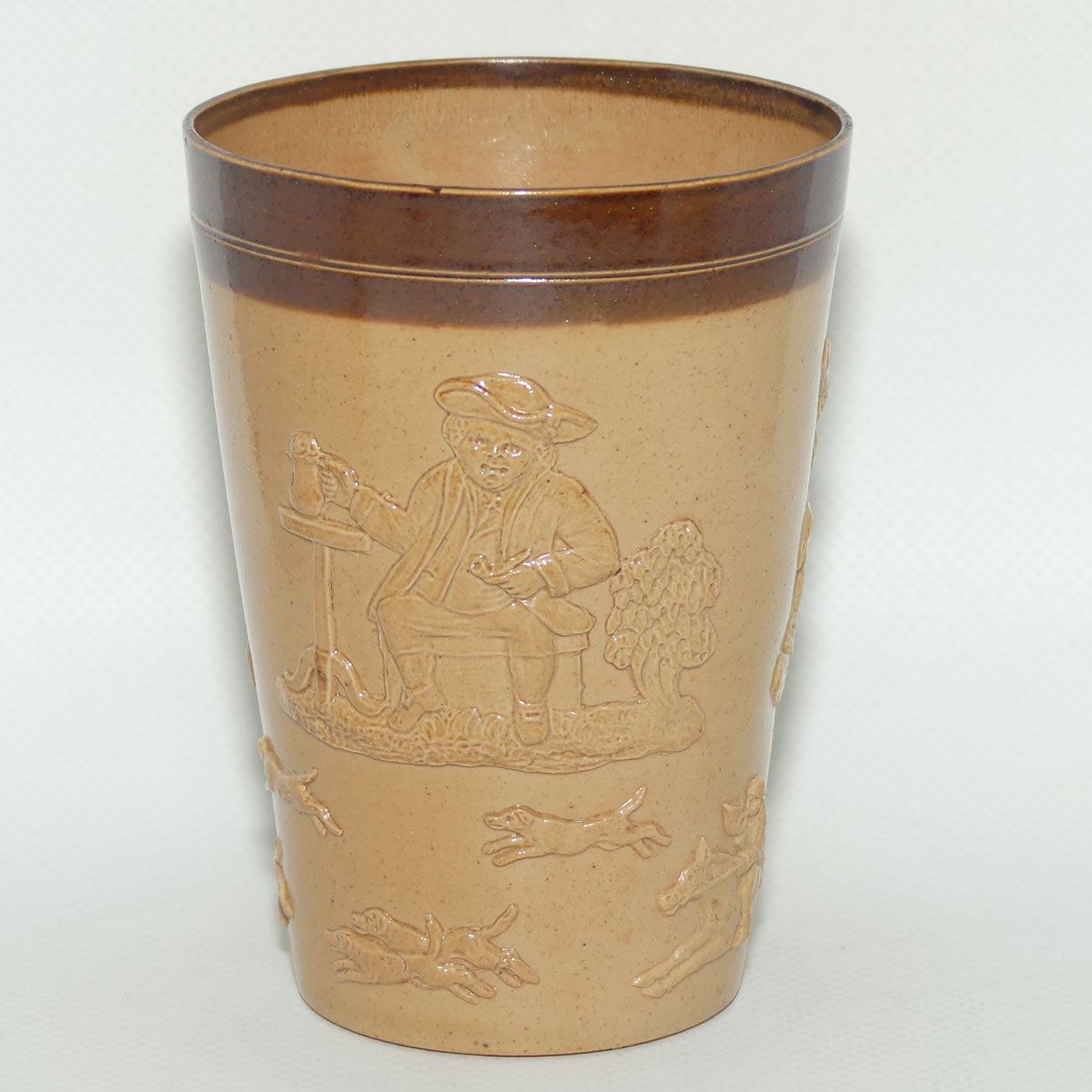 Doulton Lambeth | Royal Doulton Harvest Hunting beaker | 11.5cm tall | #2