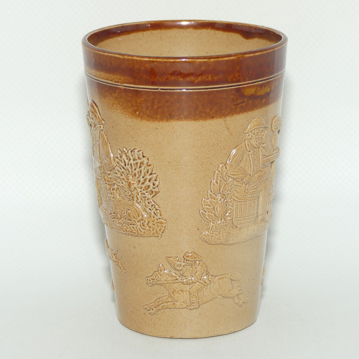 Doulton Lambeth | Royal Doulton Harvest Hunting beaker | 11cm tall | #1