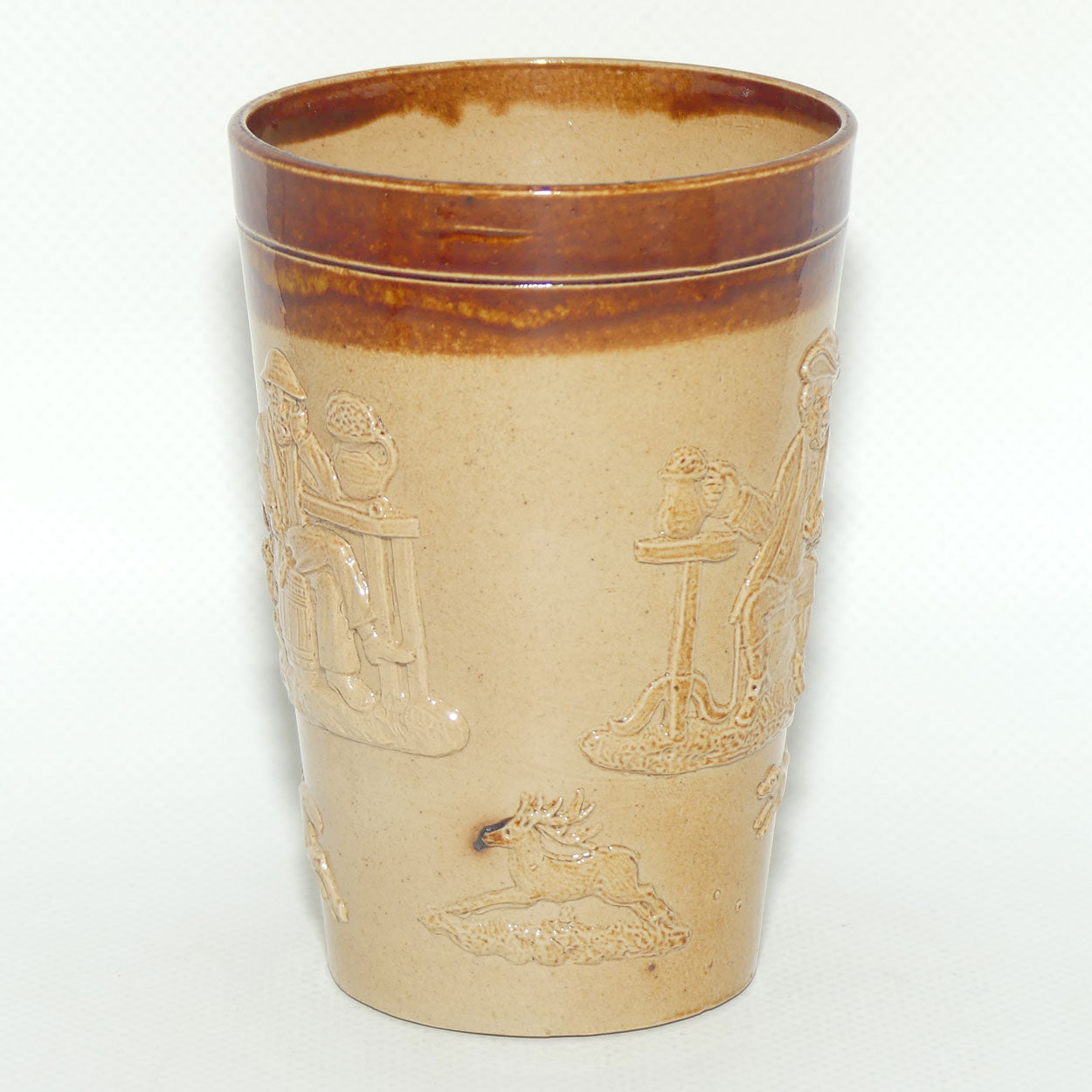 Doulton Lambeth | Royal Doulton Harvest Hunting beaker | 11cm tall | #1