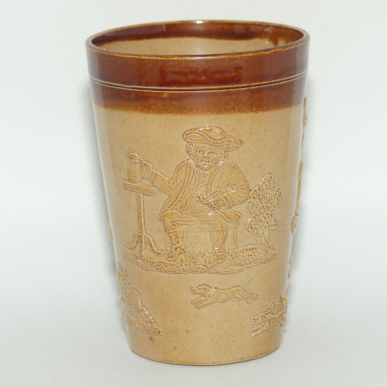 Doulton Lambeth | Royal Doulton Harvest Hunting beaker | 11cm tall | #1