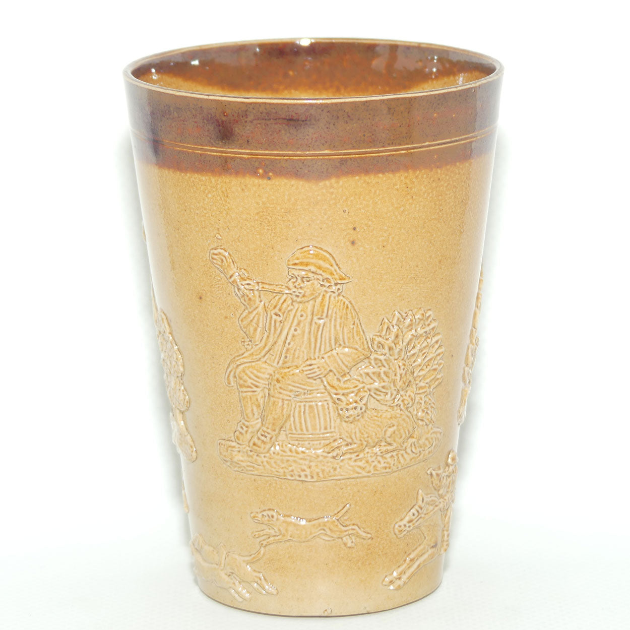 Doulton Lambeth | Royal Doulton Harvest Hunting beaker | 11cm tall | #2