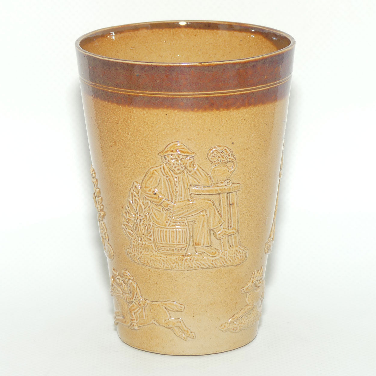 Doulton Lambeth | Royal Doulton Harvest Hunting beaker | 11cm tall | #2