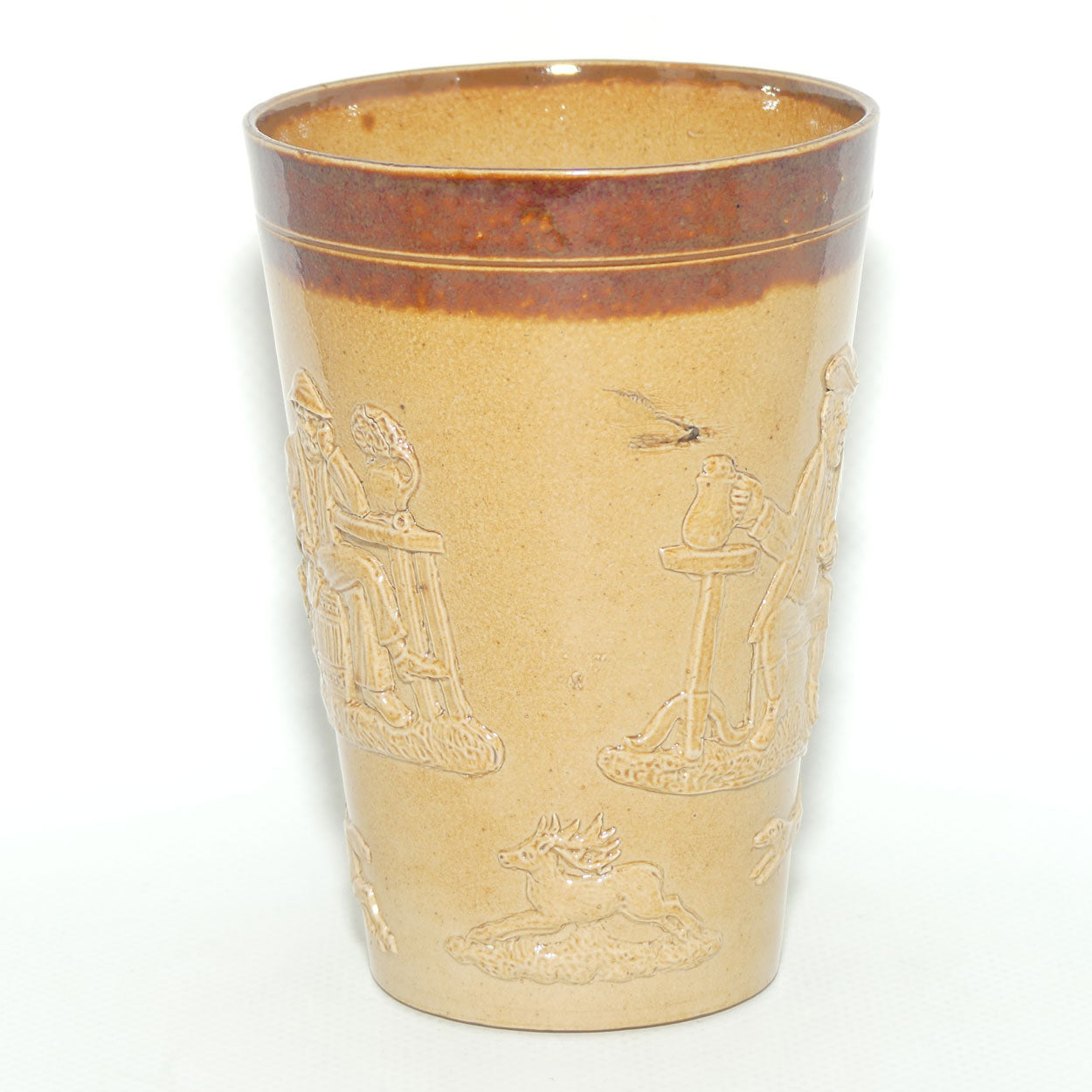 Doulton Lambeth | Royal Doulton Harvest Hunting beaker | 11cm tall | #2