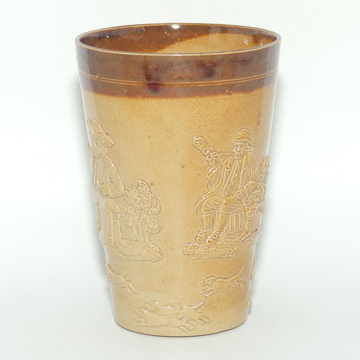 Doulton Lambeth | Royal Doulton Harvest Hunting beaker | 11cm tall | #2