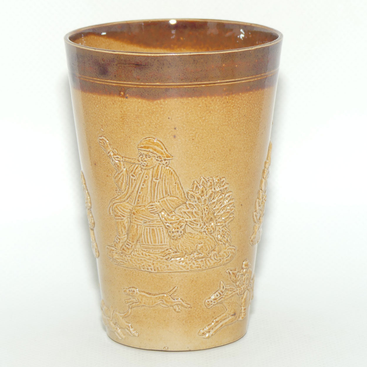 Doulton Lambeth | Royal Doulton Harvest Hunting beaker | 11cm tall | #2