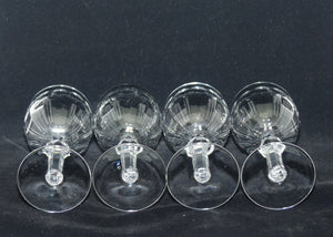 Waterford Crystal Curraghmore pattern set of 4 Red Wine glasses