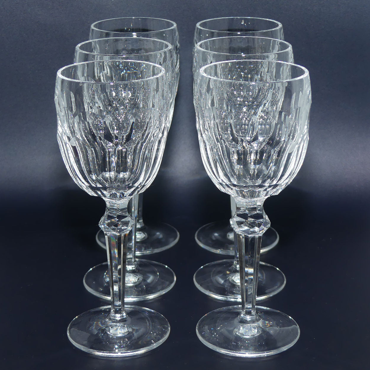 Waterford Crystal Curraghmore pattern set of 6 Red Wine glasses