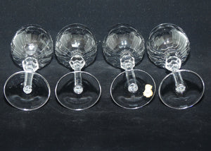 Waterford Crystal Curraghmore pattern set of 4 Wine glasses | #1 | 150ml