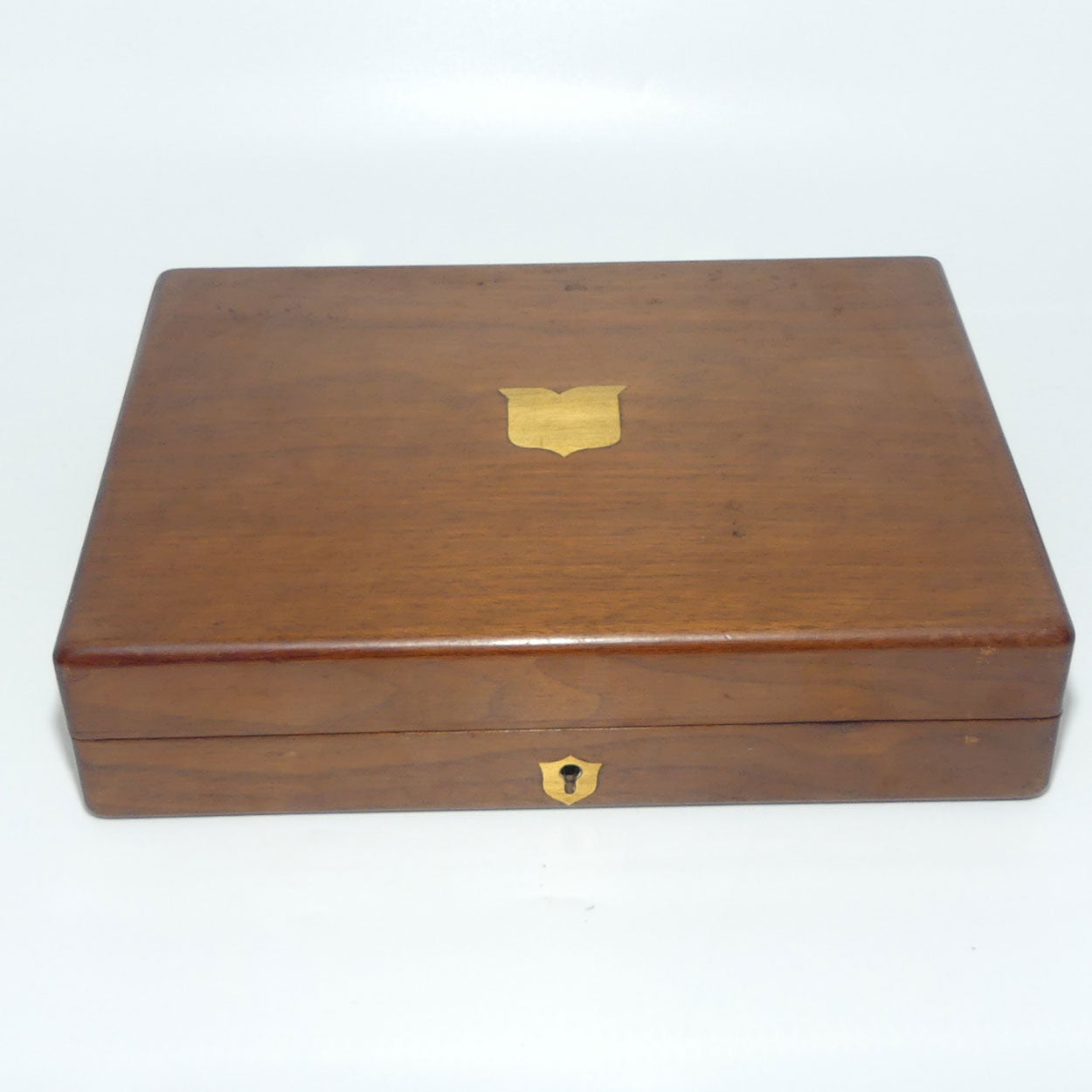 EPNS and Bone Handled Fish Eater set in Walnut case | George Butler & Co Sheffield | Sterling Silver ferrules