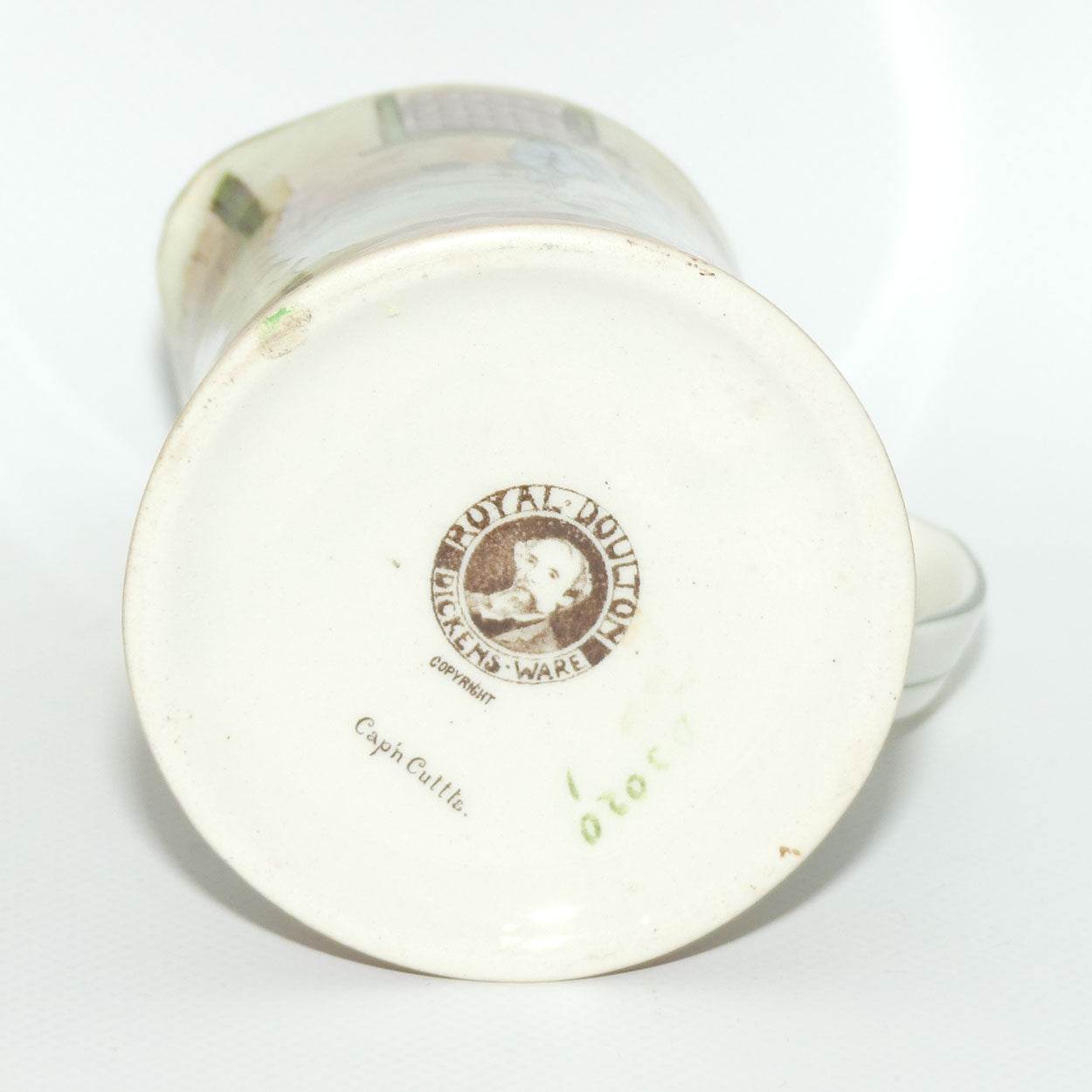 Royal Doulton Dickens Cap'n Cuttle Corinth shape jug D3020