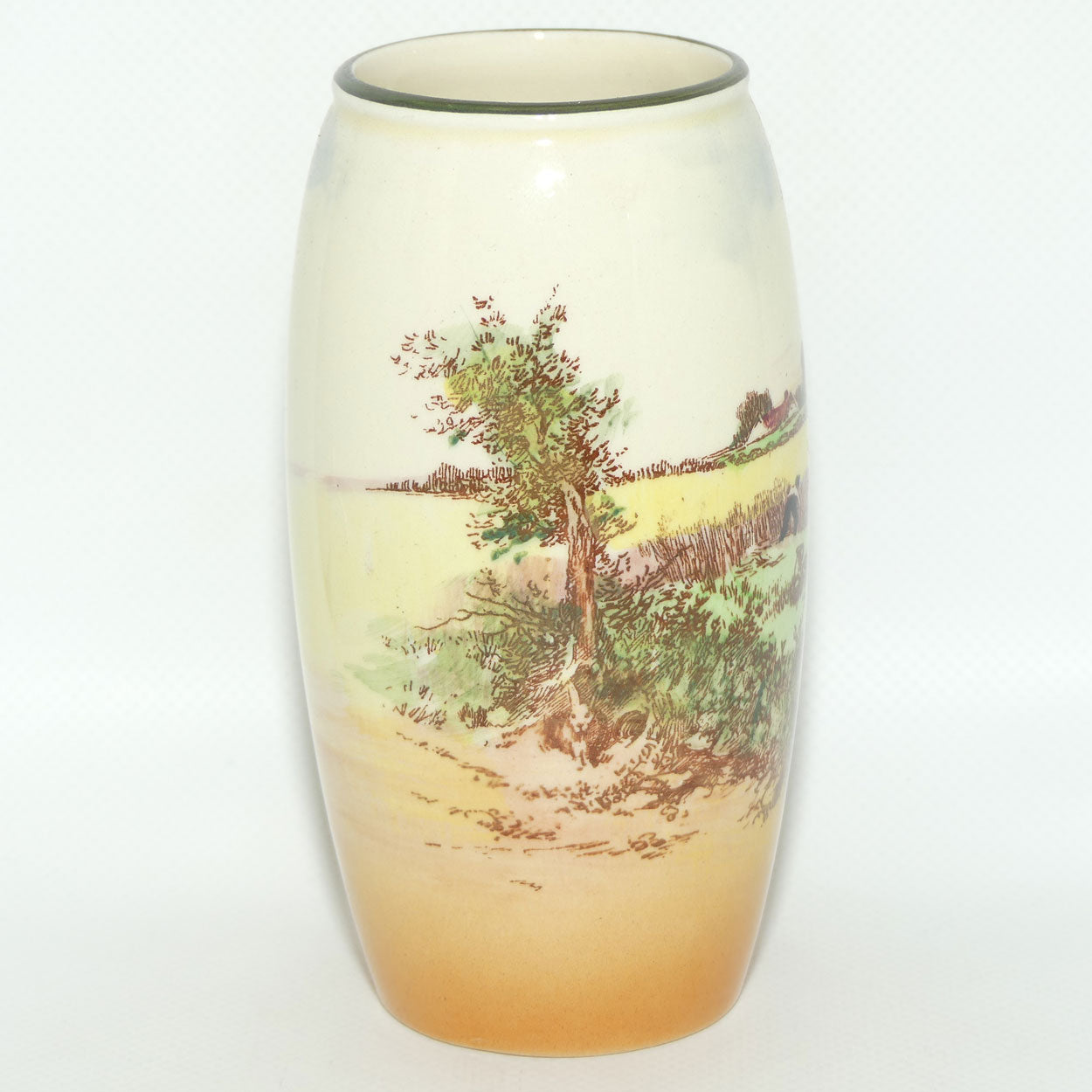 Royal Doulton Rustic England 7493 cylinder vase D5694