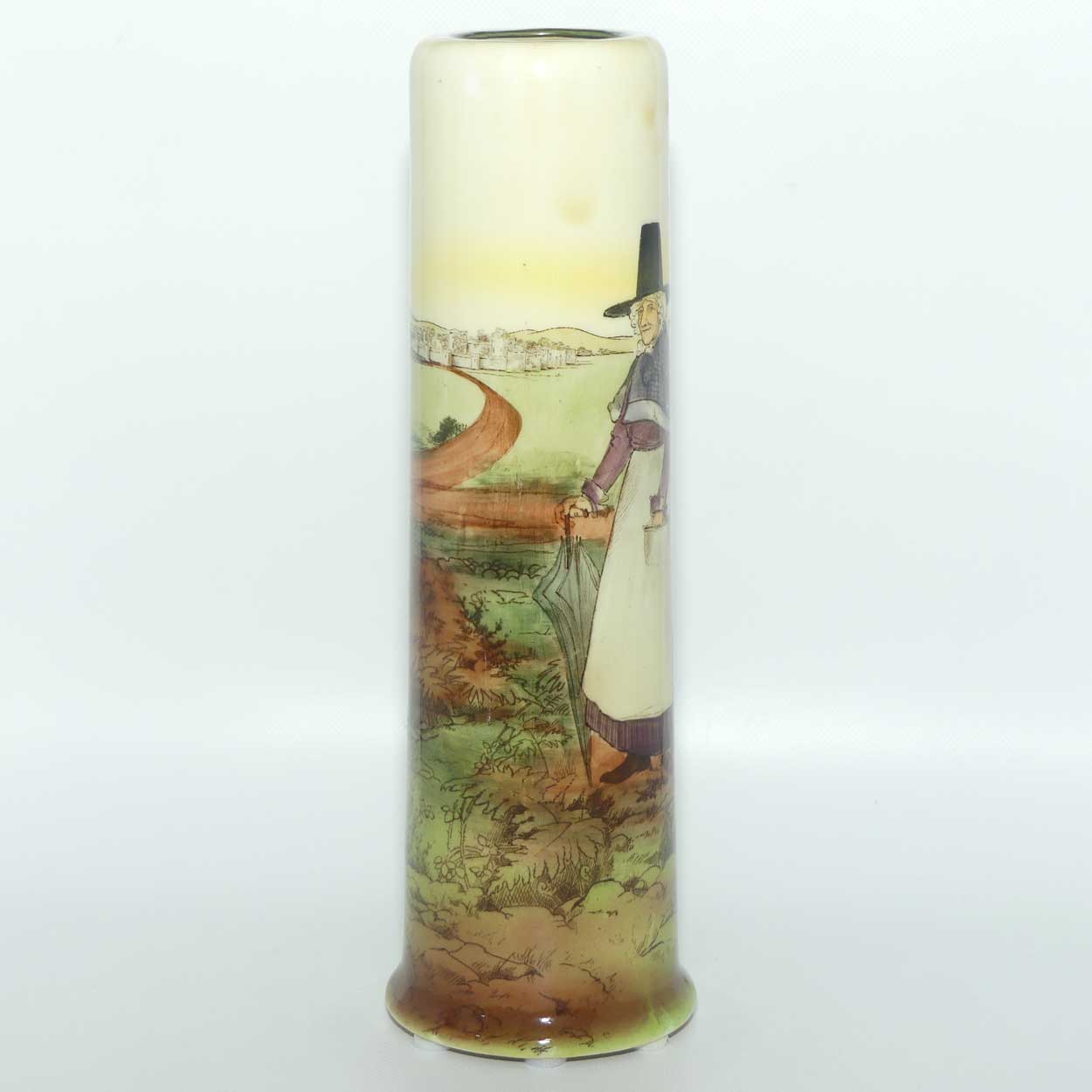 Royal Doulton Welsh tall cylinder vase | Shape 1092 | Bone China body