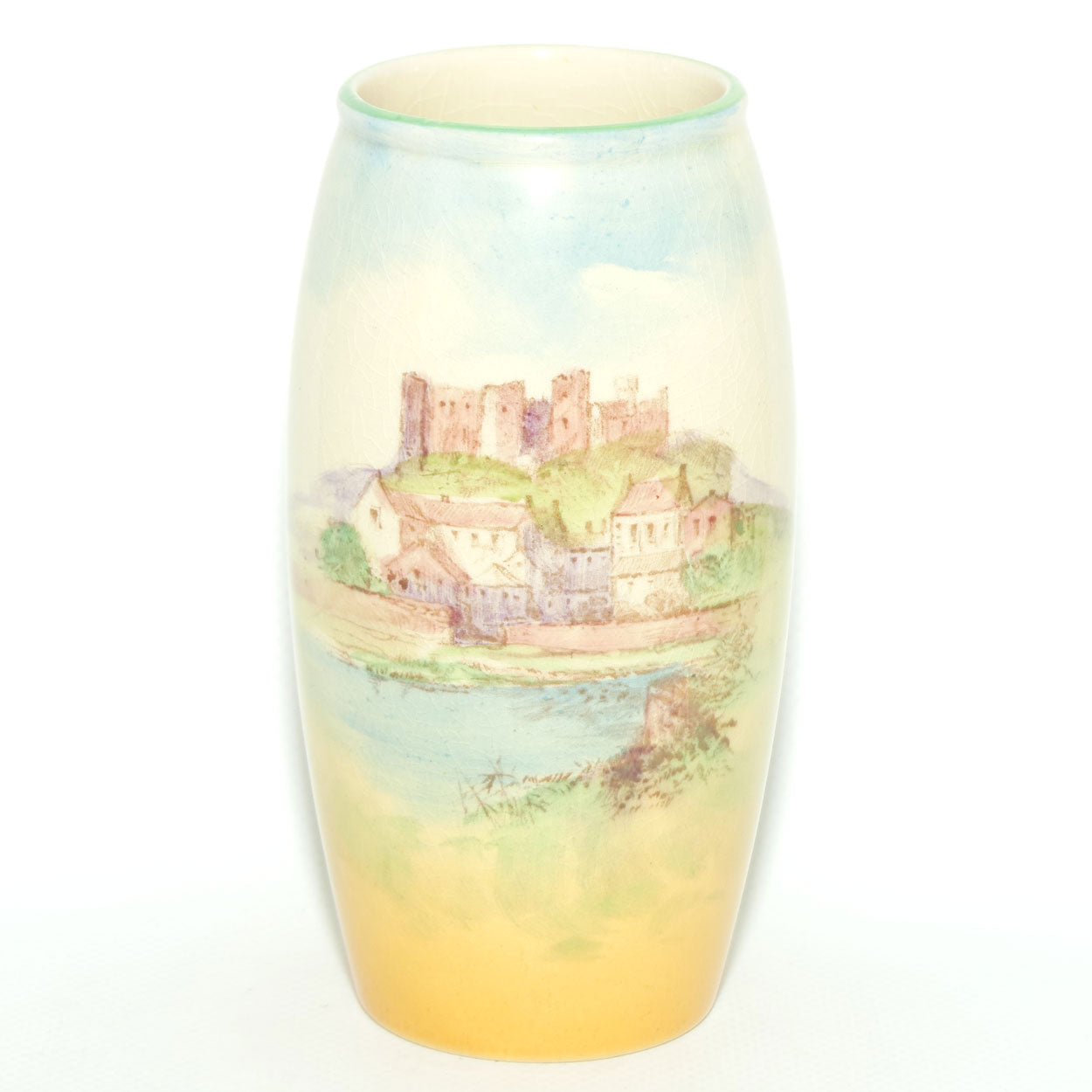 Royal Doulton English Castles and Churches | Haverfordwest vase D5413