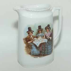 Victoria Czechoslovakia milk jug | Welsh Teaparty scene | Het Gymreig