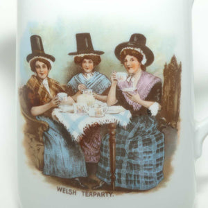 Victoria Czechoslovakia milk jug | Welsh Teaparty scene | Het Gymreig