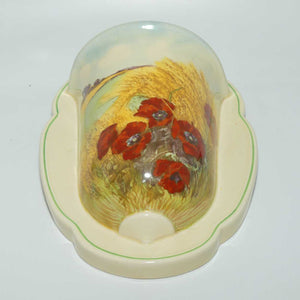 Royal Doulton Poppies in a Cornfield mounted wall vase D5097