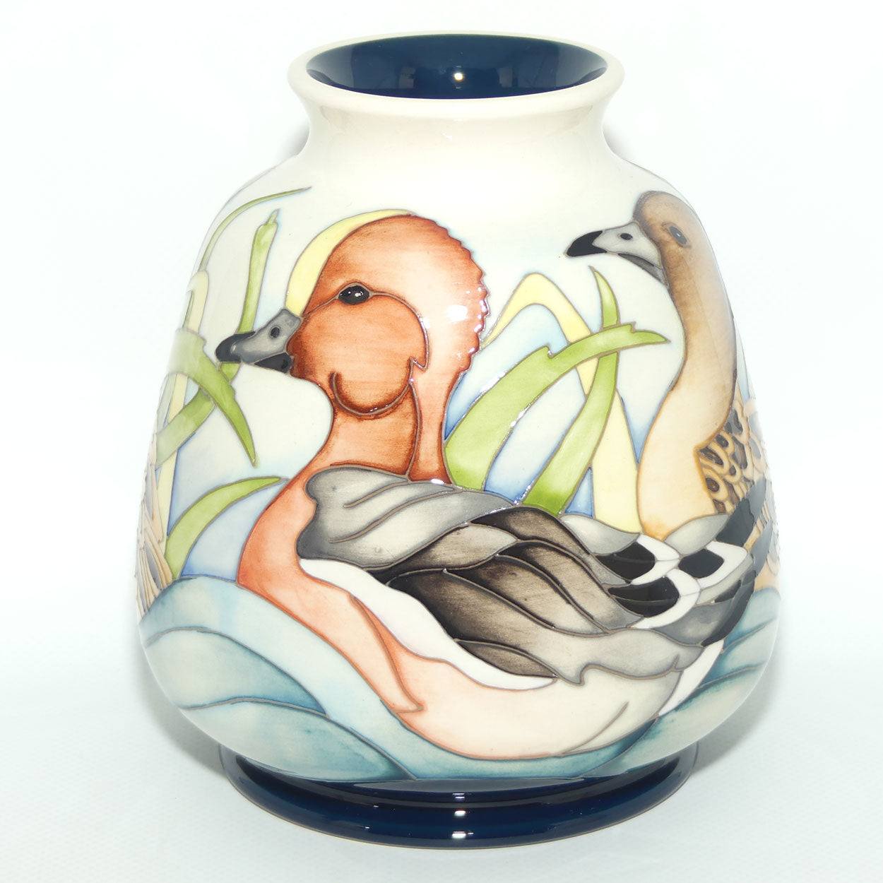 Moorcroft Dabbler Ducks 198/5 vase | LE 12/15