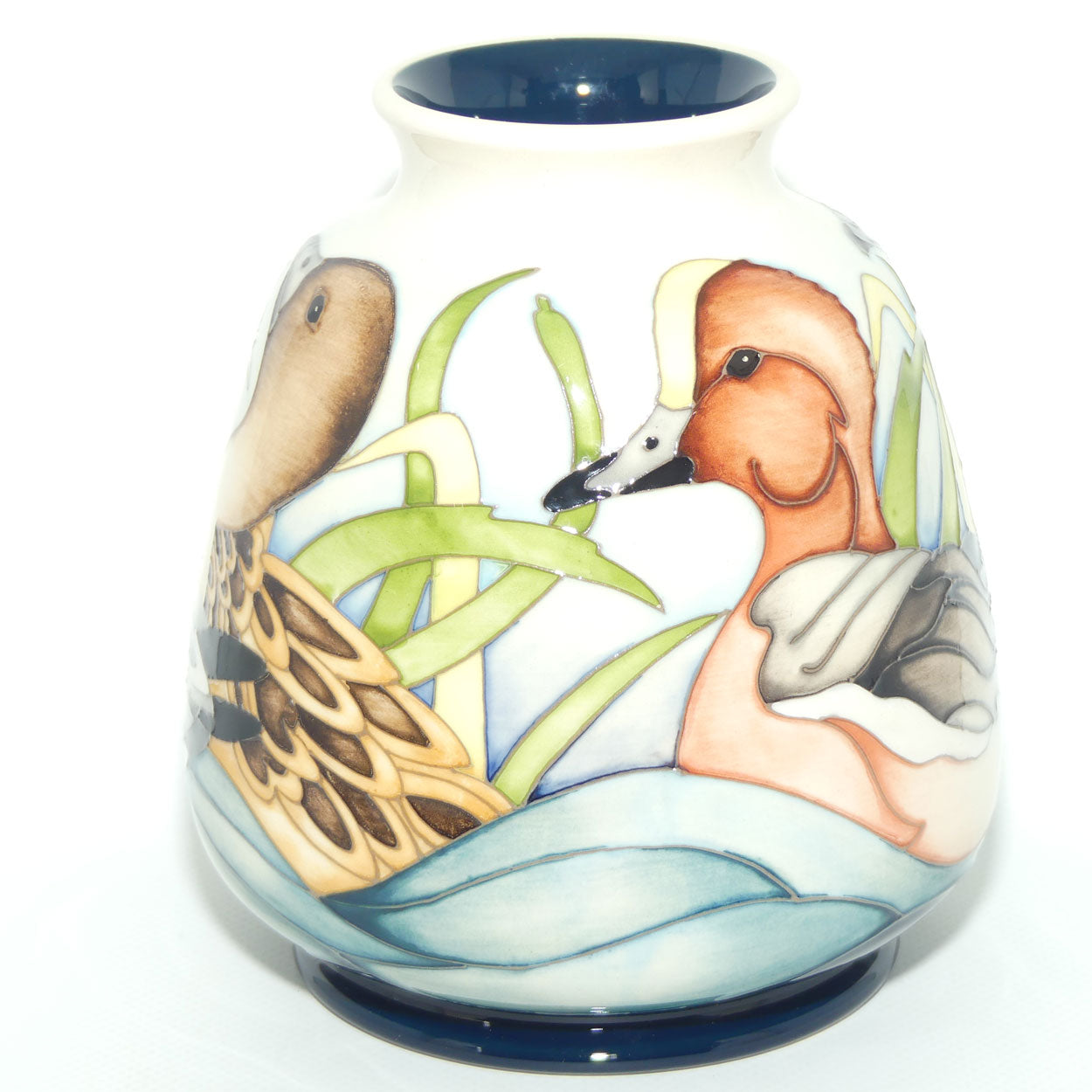 Moorcroft Dabbler Ducks 198/5 vase | LE 12/15