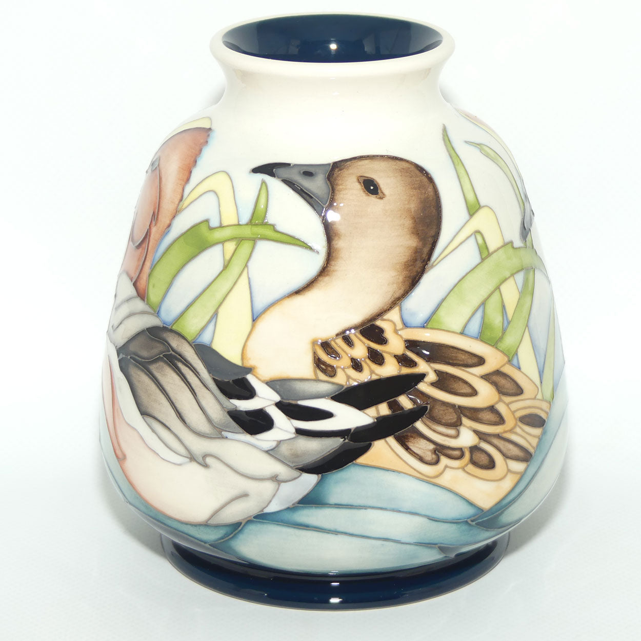 Moorcroft Dabbler Ducks 198/5 vase | LE 12/15