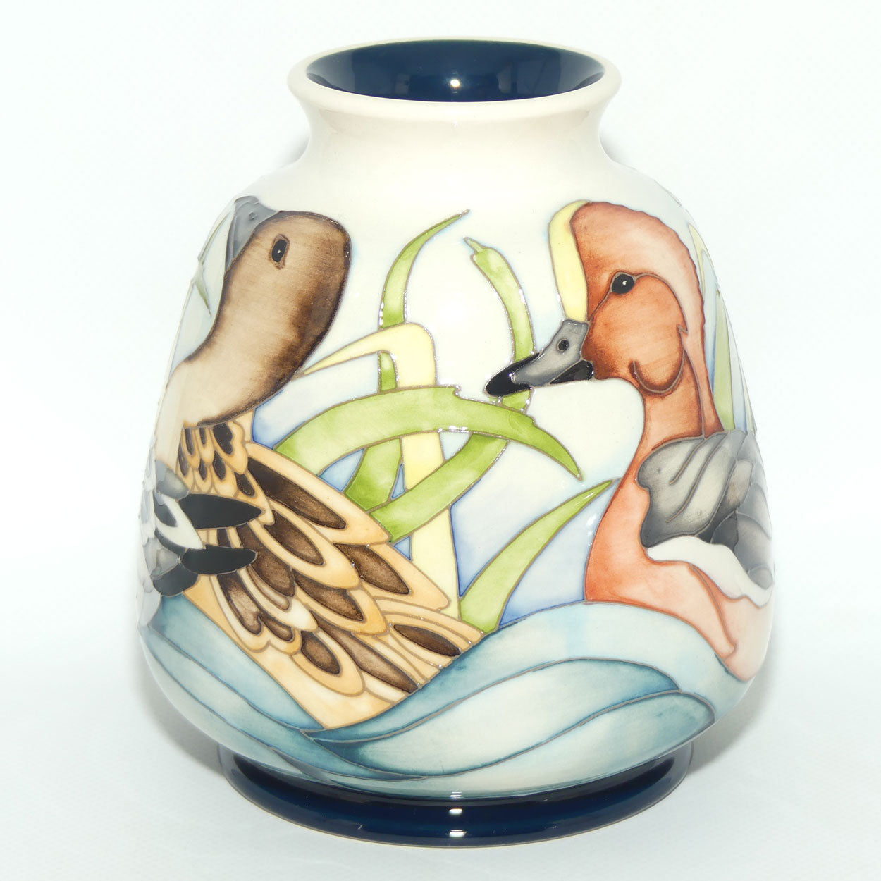 Moorcroft Dabbler Ducks 198/5 vase | LE 12/15