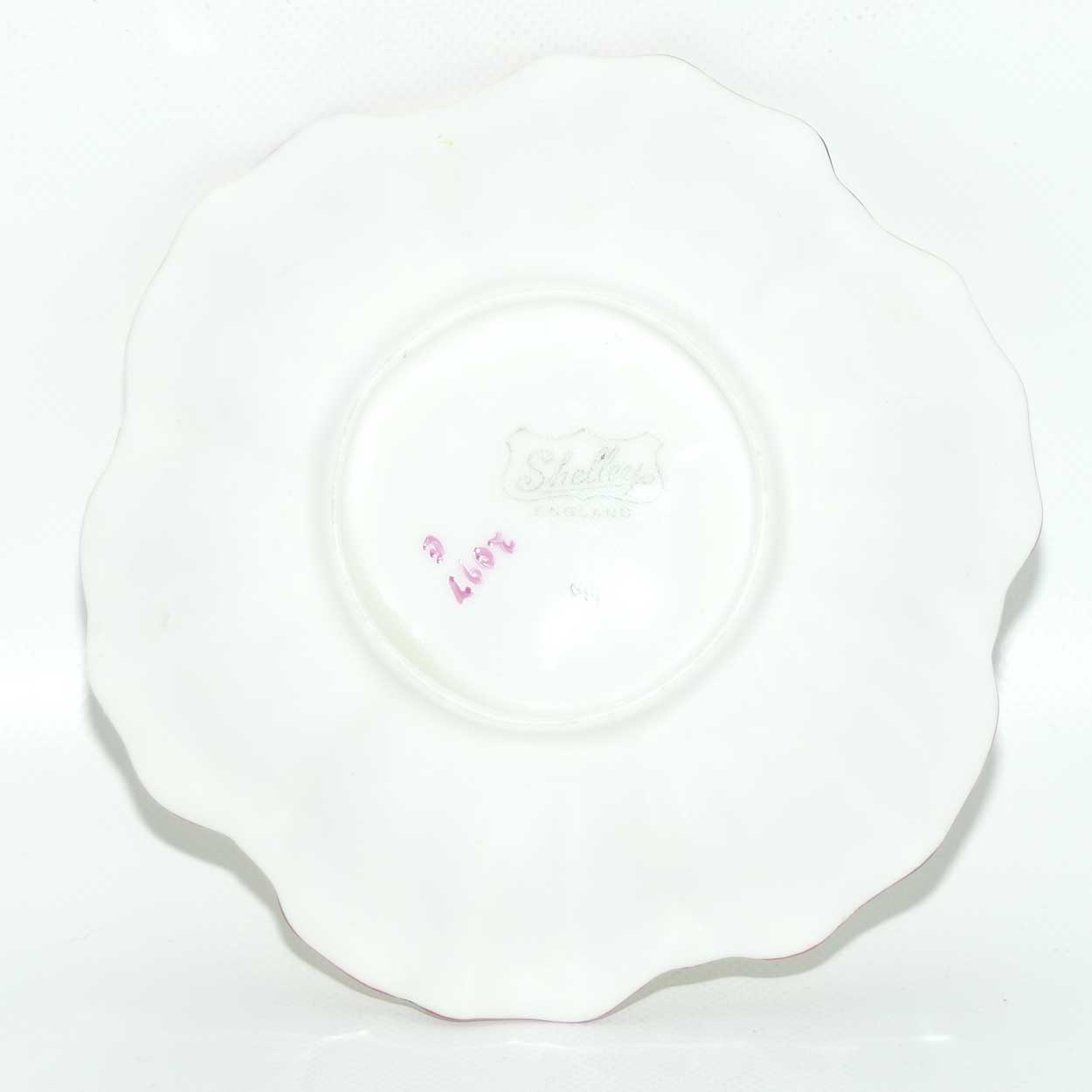Shelley Dainty Rose pattern round pin dish
