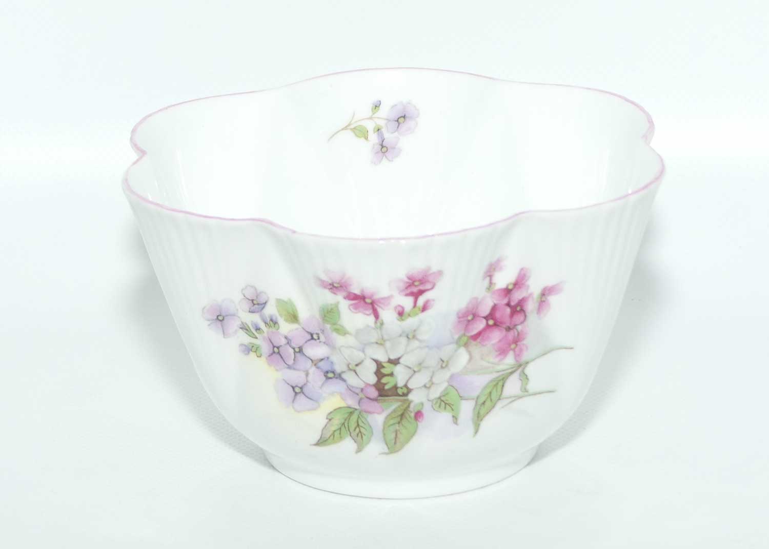 Shelley Dainty shape Stocks milk jug and sugar bowl | #1 | Pattern 13428