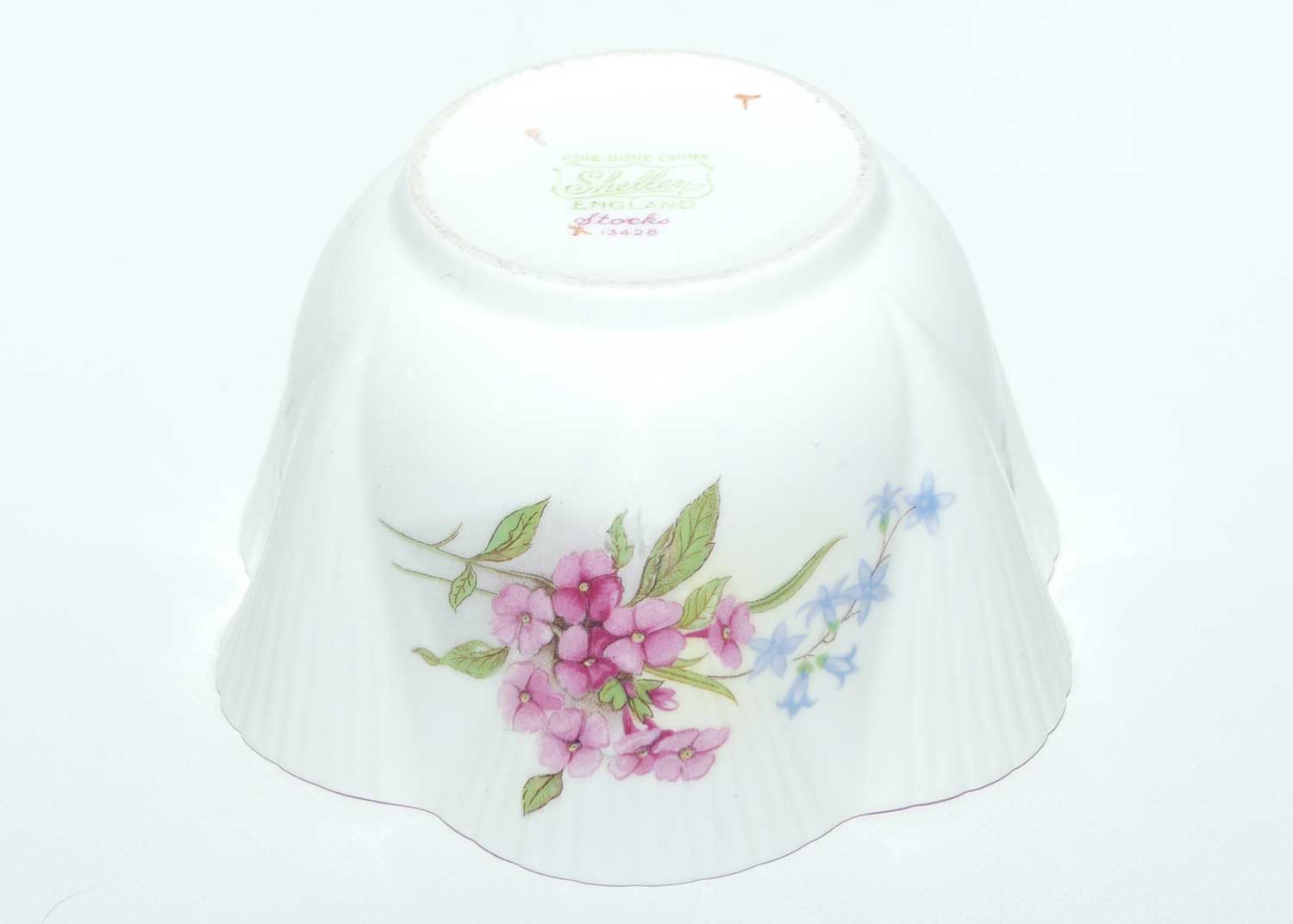 Shelley Dainty shape Stocks milk jug and sugar bowl | #1 | Pattern 13428