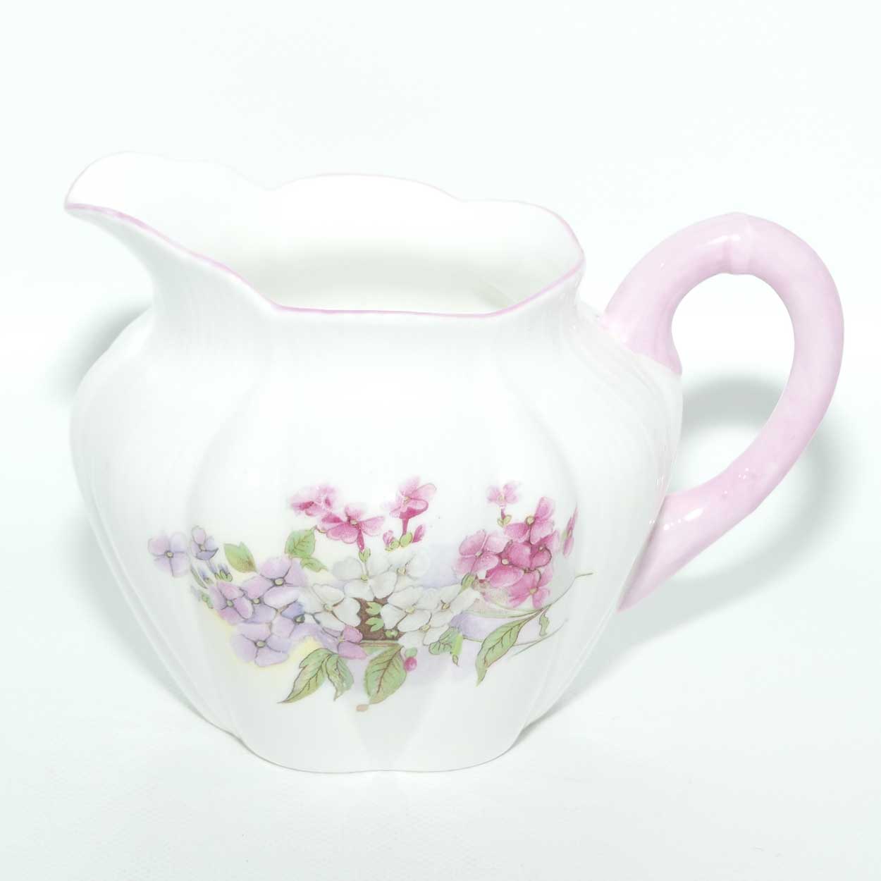 Shelley Dainty shape Stocks milk jug and sugar bowl | #1 | Pattern 13428