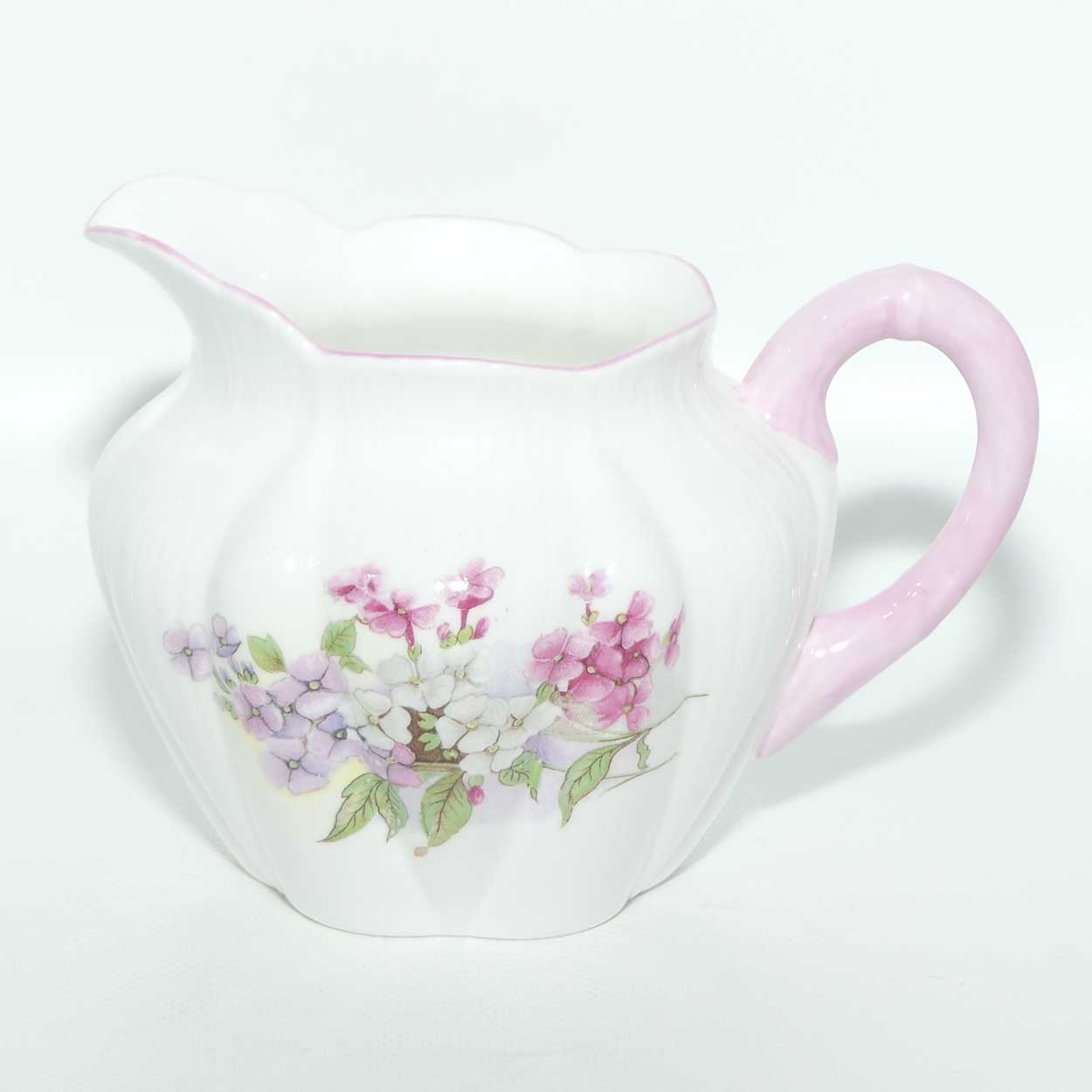 Shelley Dainty shape Stocks milk jug and sugar bowl | #1 | Pattern 13428