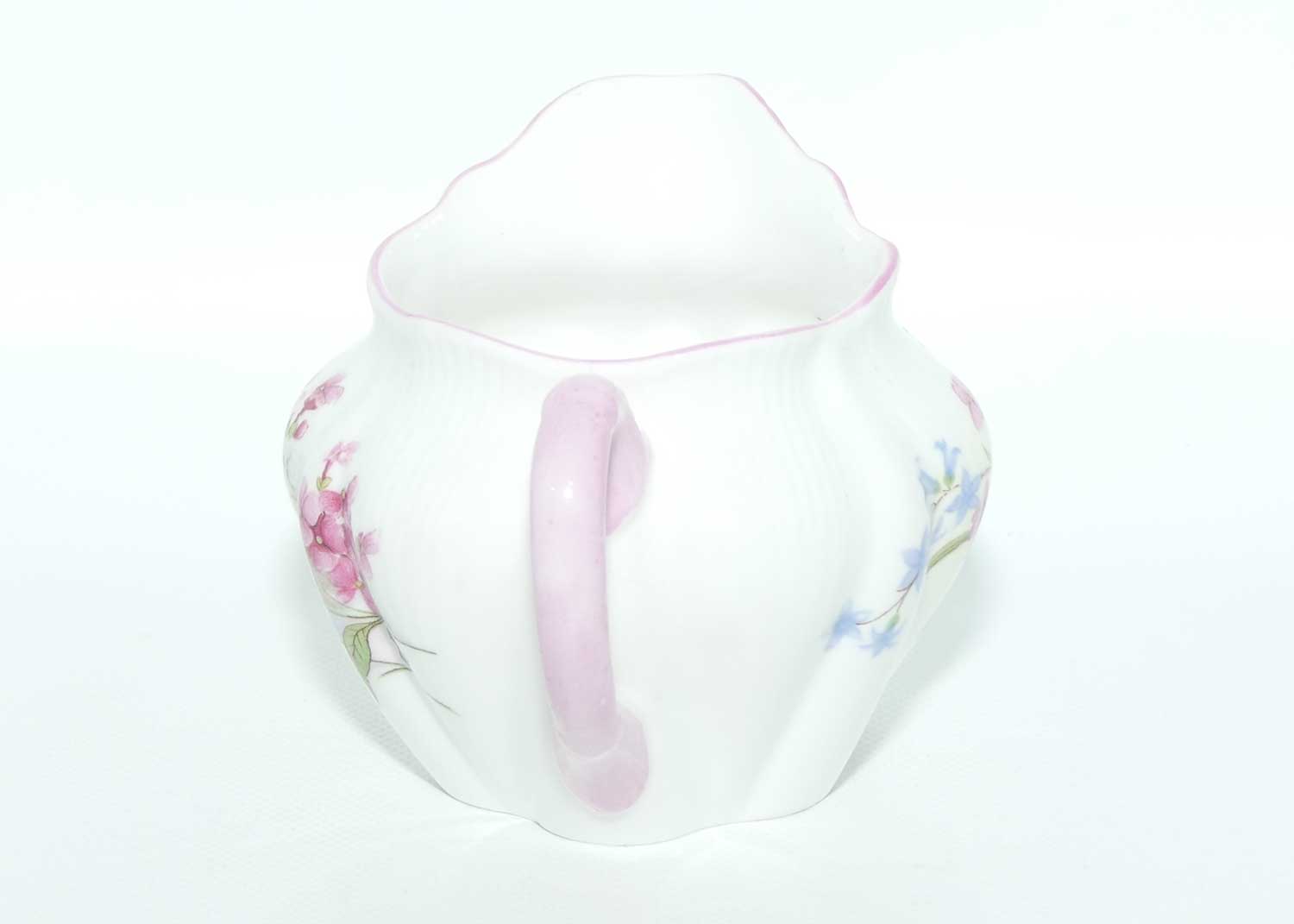 Shelley Dainty shape Stocks milk jug and sugar bowl | #2 | Pattern 13428