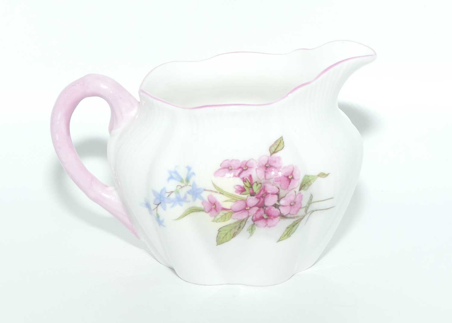 Shelley Dainty shape Stocks milk jug and sugar bowl | #2 | Pattern 13428