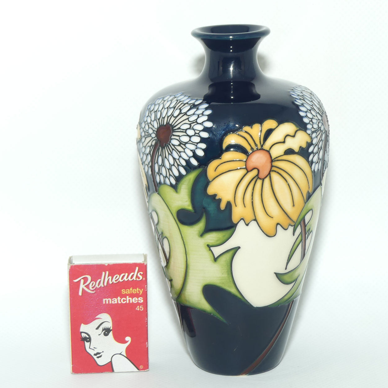 Moorcroft Daisy May vase | Shape 72/6 | Kerry Goodwin design