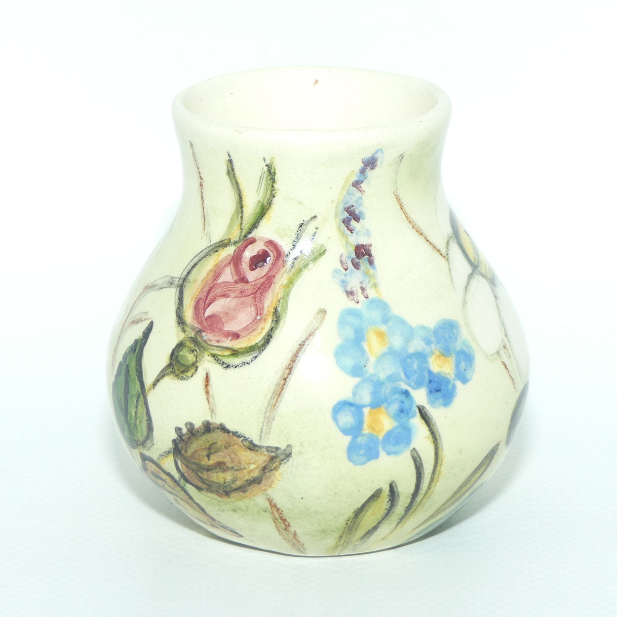Australian Pottery | Daisyware Pottery mini vase | Roses and Daisy Decor