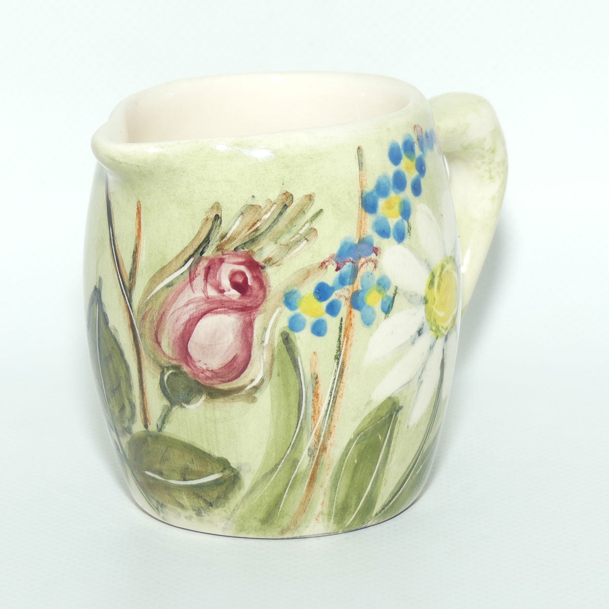 Australian Pottery | Daisyware Pottery cream jug | Roses and Daisy Decor