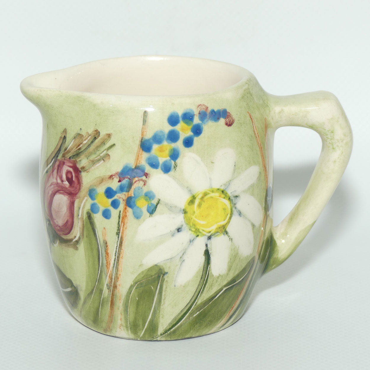 Australian Pottery | Daisyware Pottery cream jug | Roses and Daisy Decor