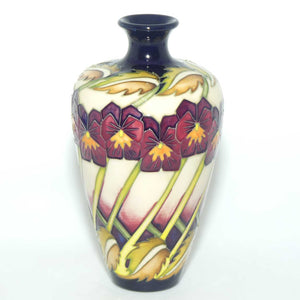 Moorcroft The Dames Pansy 72/6 vase